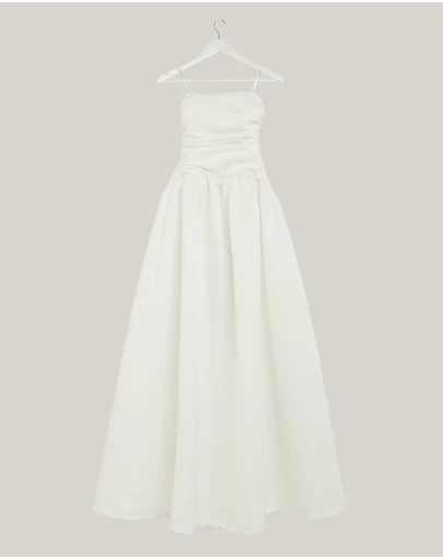 Revibe - Repaired CHANCERY Hazel Drop Waist Strapless Gown - AU 8