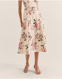 Review - Sunset Rose Midi Skirt