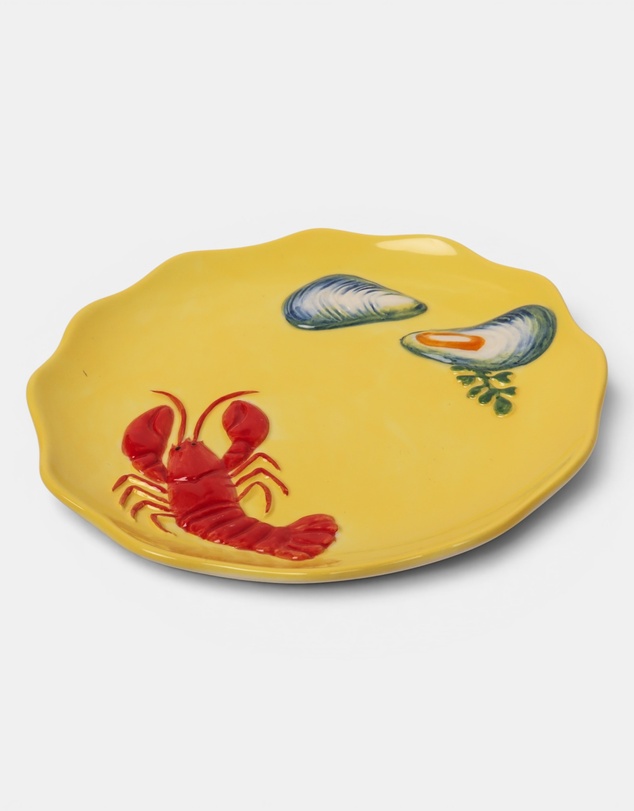 La La Land - Seaview Stoneware Lobster Plate