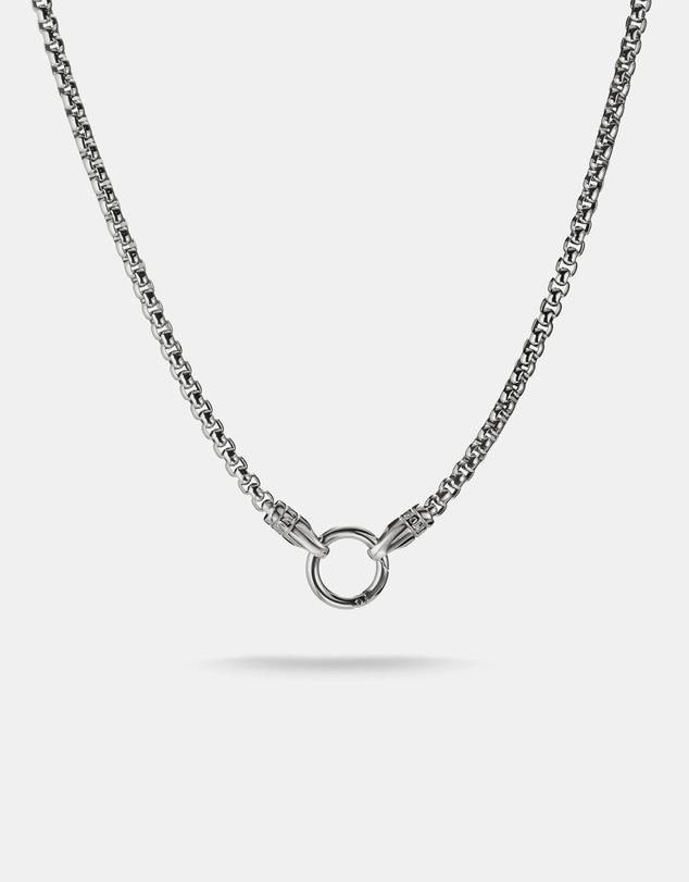 THOMAS SABO - Stainless Steel Box Chain Necklace with Ring Clasp 4mm
