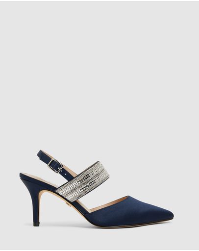 NAVY SATIN