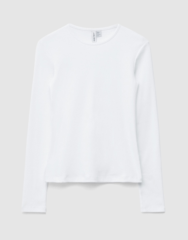 & Other Stories - Ribbed Long-Sleeve Top