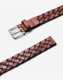 Calibre - Soft Braided Leather Belt Tan