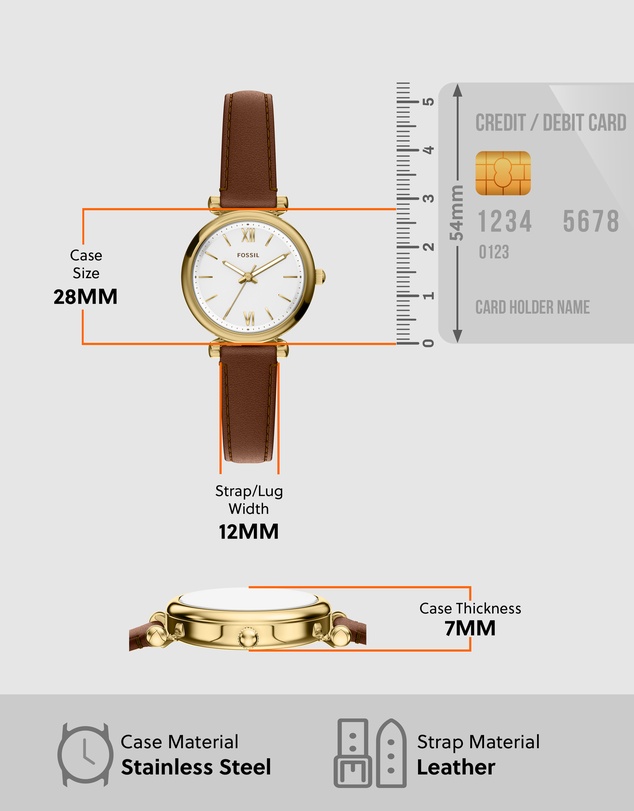 Fossil - Carlie Brown Analogue Watch