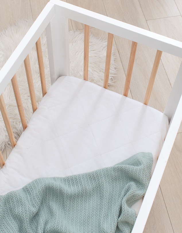 Living Textiles - Smart-Dri Waterproof Mattress Protector - Bassinet