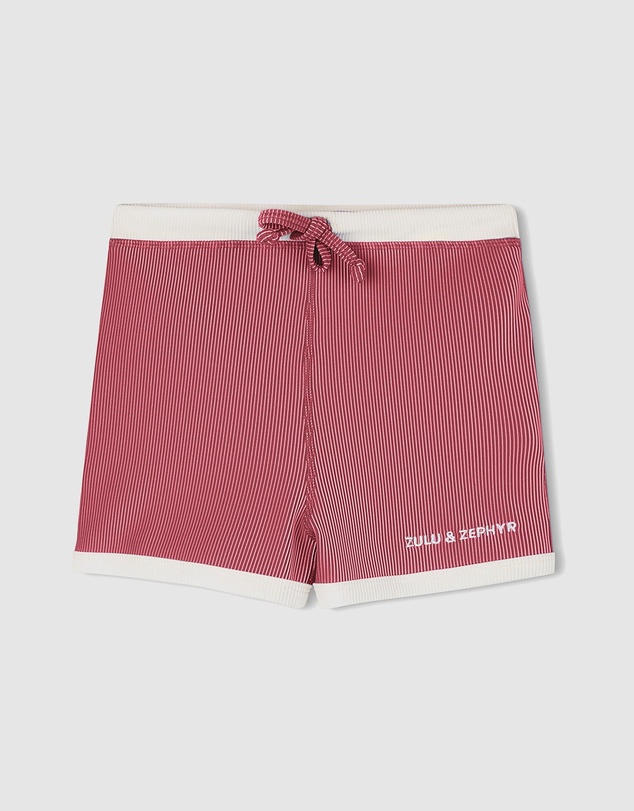 Zulu & Zephyr Mini - Mini Stripe Surf Shorts - Babies-Teens