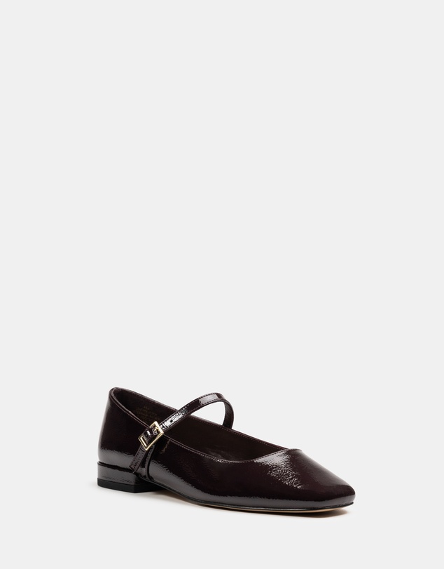 Wittner - Aria Crinkle Patent Leather Mary Janes