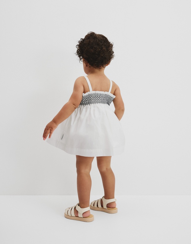 Country Road - Shirred Romper Dress
