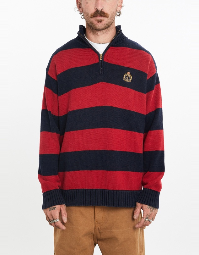 Vintage by The Real Deal - Pre Loved - Vintage 90s Lauren Ralph Lauren Quarter Zip Knit Sweater