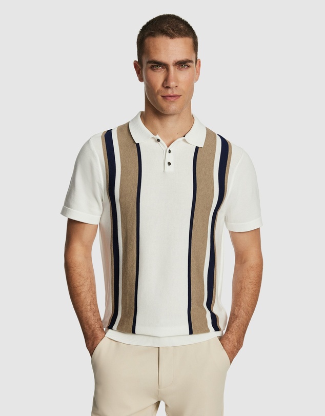 yd. - Simpson Knitted Cotton Polo