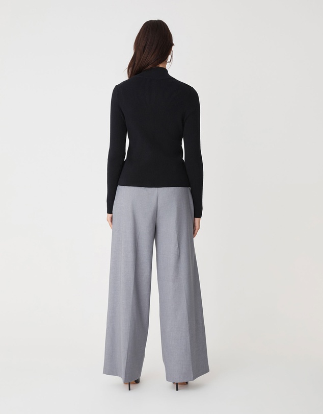 Forcast - Blake Ribbed Zip Cardigan