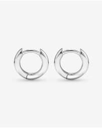 Michael Hill - 11mm Huggie Earrings in Sterling Silver