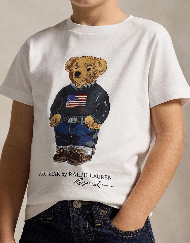 Polo Ralph Lauren - Polo Bear Cotton Jersey Tee - Teens