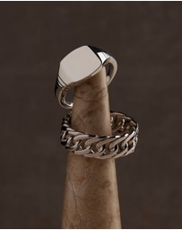 Najo - Quadris Men's Silver Ring