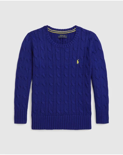 Polo Ralph Lauren - Cable-Knit Cotton Sweater - ICONIC EXCLUSIVE - Kids