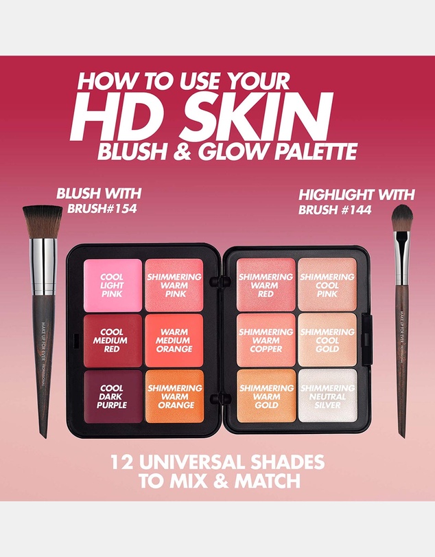 MAKE UP FOR EVER - Palette HD Skin Blush & Glow-25 26.1G