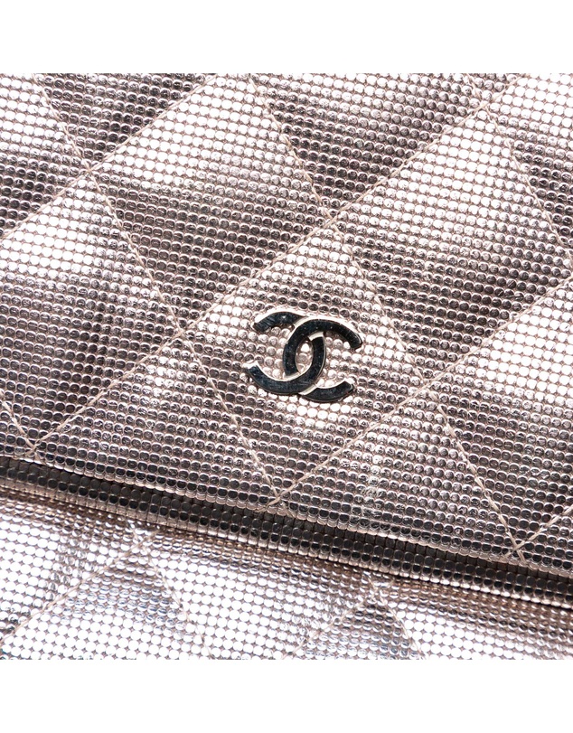Pre-Loved by Azura Reborn - Pre-Loved Quilted Calfskin Pixel Effect Beauty Foldover Clutch