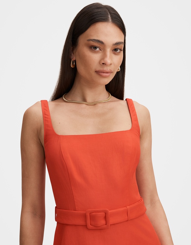Forever New - Hayden Square Neck Midi Dress