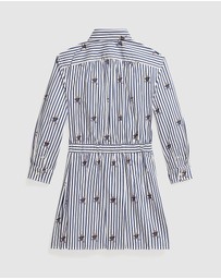 Polo Ralph Lauren - Polo Bear Cotton Shirtdress - Kids