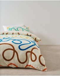 Linen House Kids - Squiggle Quilt Cover Set