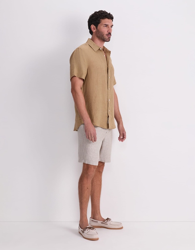 Sportscraft - Short Sleeve Delave Linen Shirt