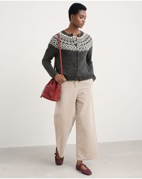 Seasalt - Seasalt Cornwall Grey Port Kinnis Cardigan Merino