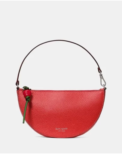 Kate Spade - Wink Pebbled Leather Strawberry Wristlet
