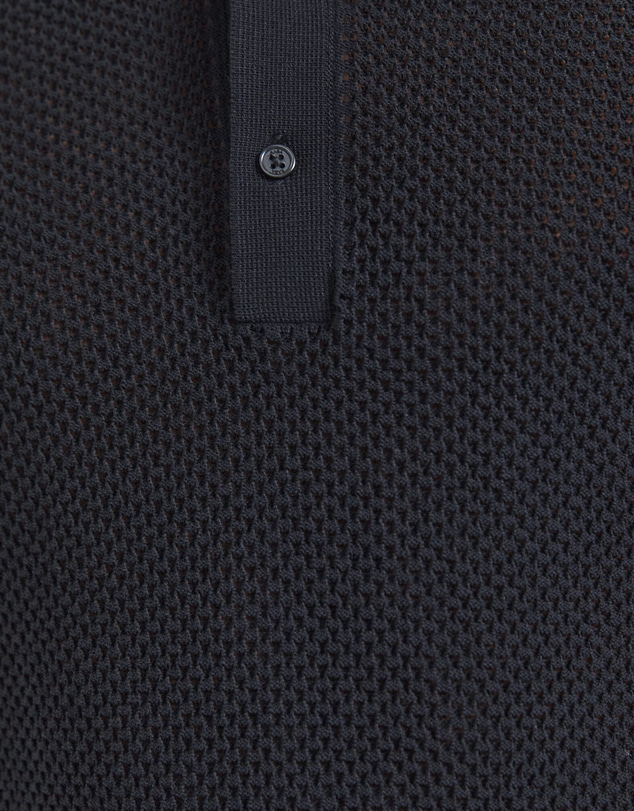 SABA - Dario Crochet Knit Polo