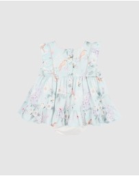 Bebe by Minihaha - Madelyn Print Overlay Dress - Babies