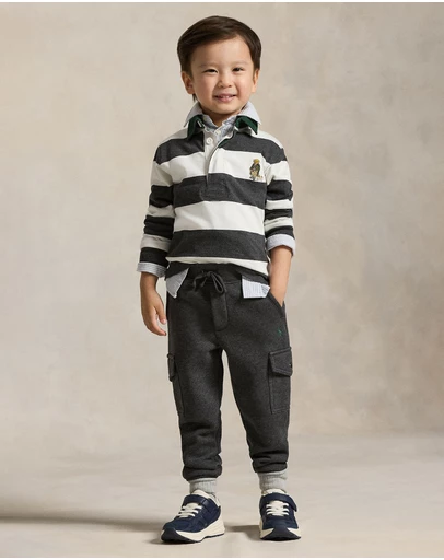 Polo Ralph Lauren - Polo Bear Cotton Rugby Shirt - Kids