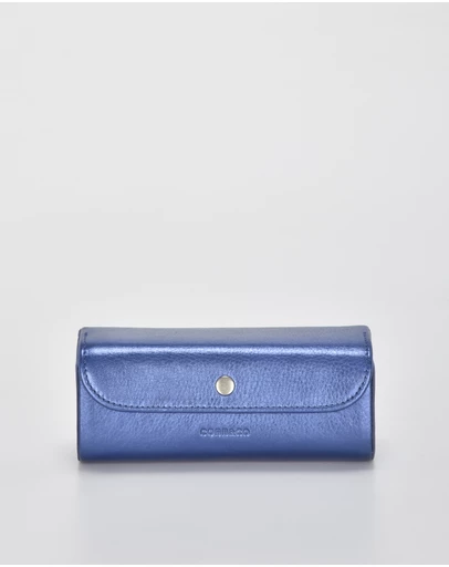 Cobb & Co - Idol Metallic Leather Glasses Case