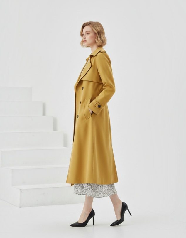 Mossée - Emma Button Front Trench Coat