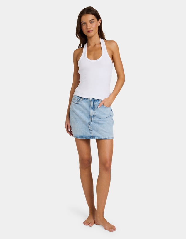 Roxy - Womens Base Rib Halter Tank Top