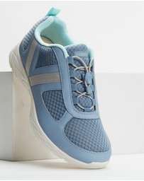 Vionic - Maren Elastic Lace Sneaker - Blue