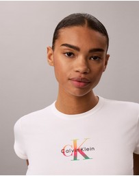 Calvin Klein Jeans - Pride Monologo Baby Tee