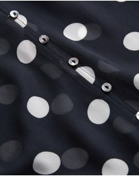 Witchery - Spot Print Tie Neck Blouse
