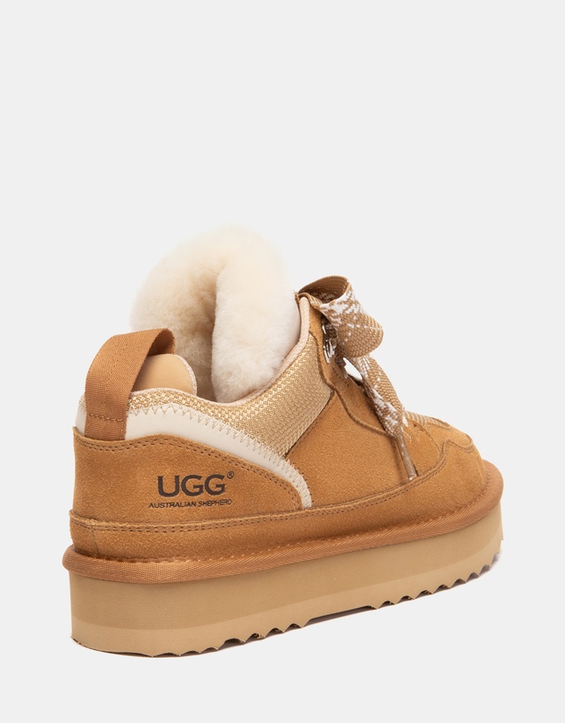 EVERAU - Australian Shepherd Ugg Parkyr Kids Cow Suede Upper UGG Boots
