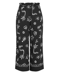 City Chic - Resort Border Print Pant