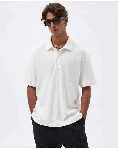 AERE - Mickelson Cotton Polo Shirt