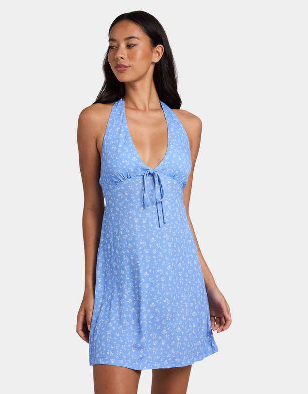 Billabong - Womens Fall For You Halter Mini Dress