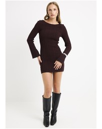 Subtitled - Tahlia Long Sleeve Knit Dress