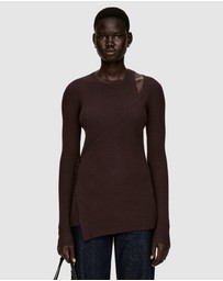 ARKET - Ribbed Wrap Top