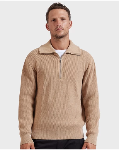 Academy Brand - Le Mans 1/2 Zip Knit