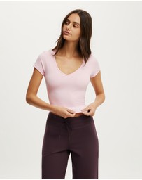 Cotton On Body Active - Ultra Soft Scoop Neck Fitted Tshirt