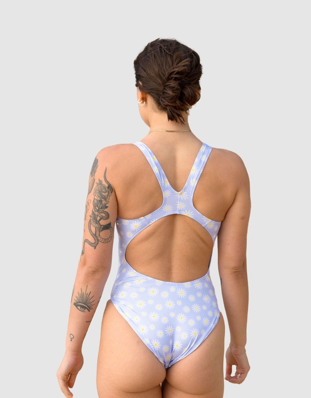 Salty Johnson - Dazzling Daisies Thick Strap One Piece