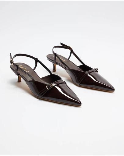 Dazie - Jane Pointed Toe Kitten Heels