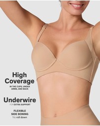 Leonisa - High Profile Back Smoothing Wired T-Shirt Bra