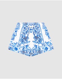 Camilla - Mid Length Boardshorts - Kids-Teens