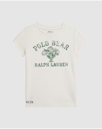 Polo Ralph Lauren - Polo Bear Cotton Jersey Tee - ICONIC EXCLUSIVE - Babies-Kids