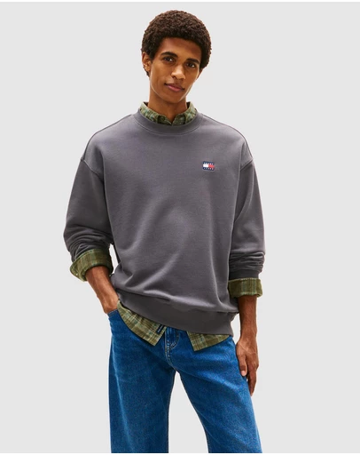Tommy Jeans - TJ Relaxed Badge Crew Sweatshirt